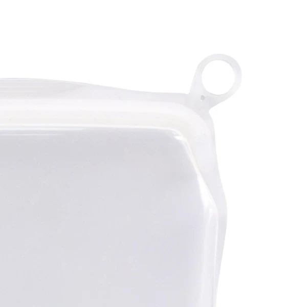 Exclusive Maxbell 3X Platinum Silicone Food Grade Reusable Storage Bag Citrus Sandwich Claer Clean