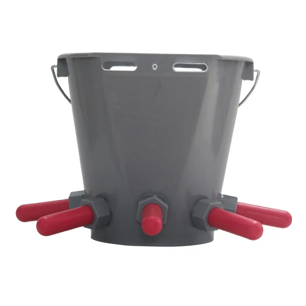 Trusted Maxbell Lamb Milk Bottle Calf Feed Bucket with Nipples for Goat Sheep 8L 5 Nipples Sustainable