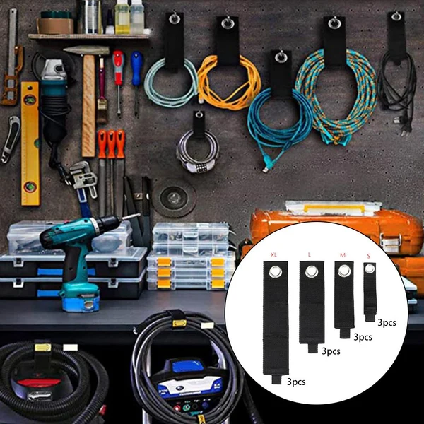 Specialty Maxbell Heavy-Duty Storage Straps Extension Cord Holder Organizer 12pcs 3S 3 3L 3XL Original Design