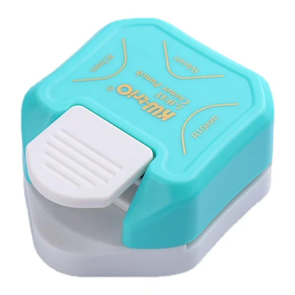 Flexible Maxbell Paper Punch 3 in 1 Corner Punch for DIY Projects Card Making Tools Blue Authentic