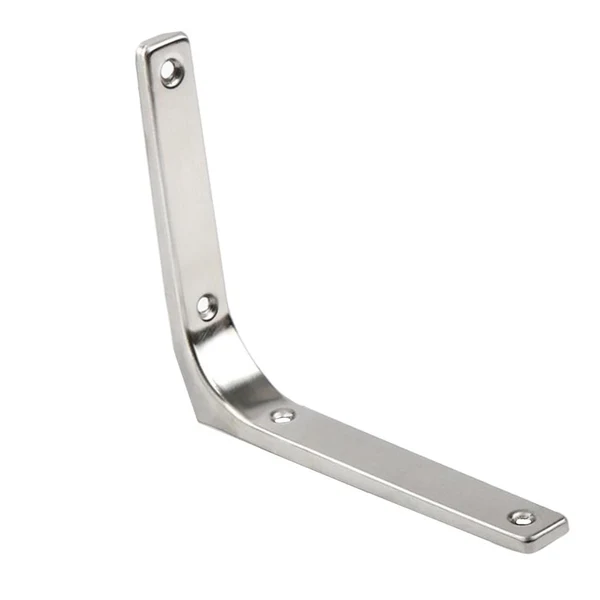 Durable Maxbell Heavy Duty Shelf Bracket Wall Hanging Shelve L Shaped Brackets Silver 6Inch Modern