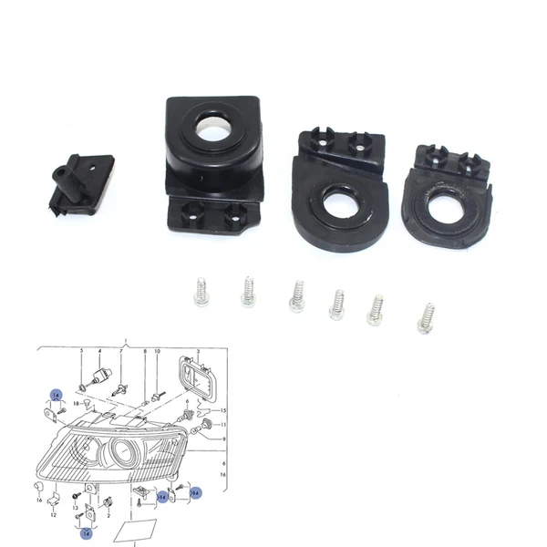 Excellent Maxbell Car Headlight Lamp Repair Kit Right Side Fit for Audi RS6 C6 2008-2011 Reusable