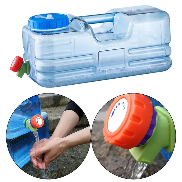 Eco-Friendly Maxbell Water Container w Faucet Carrier Bottle Camping Driving Hiking Emergency 10L 40x20x18cm Exclusive