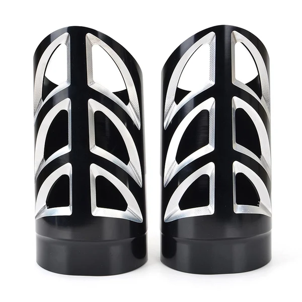 Expertly Made Maxbell Motorcycle Slider Fork Cover Upper Boot Shock Absorbers for Harley Flhx Organic