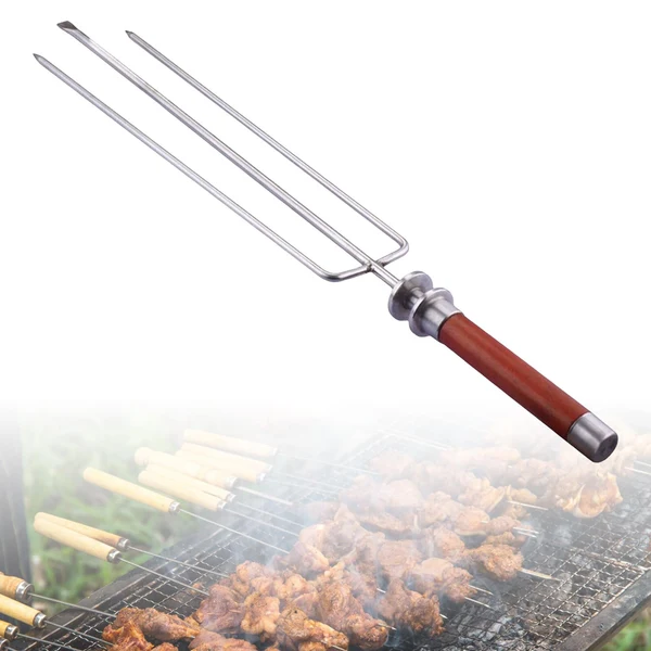 Versatile Maxbell Roasting Forks Carving Forks BBQ Needle Cookware for Cooking BBQ 3 Fork Contemporary