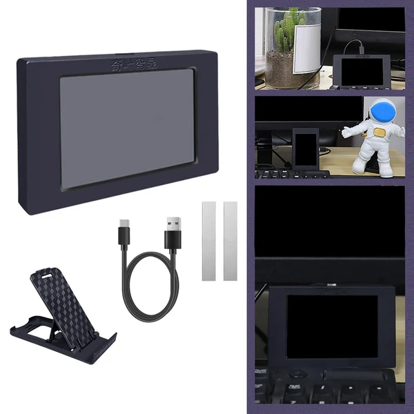 Professional Maxbell IPS Display for CPU GPU RAM HDD 3.5 inch Temperature Display for Chassis Exceptional