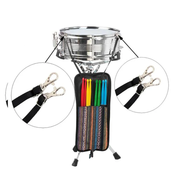 Selected Maxbell Printed Drumsticks Bag with Floor Tom Hooks Percussion Drum Mallet Bag Powerful