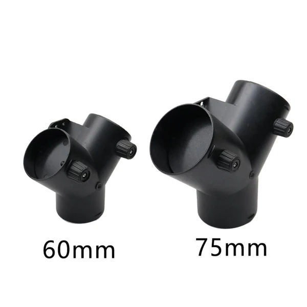 Functional Maxbell Air Vent Ducting Exhaust Connector Splitter for Parking Heater 75mm T Shape Long-Lasting