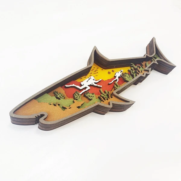 Stylish Maxbell Animal Wooden Craft Ornament Sculpture Craft Carved for Desktop Shelf Decor Premium Material