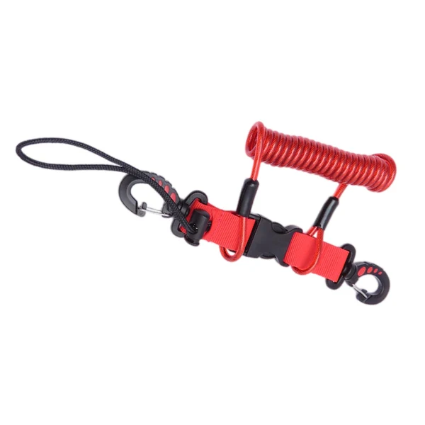 Organic Scuba Diving Lanyard Clip Anti Lost Quick Release Buckle for Diving Tools White High-Quality