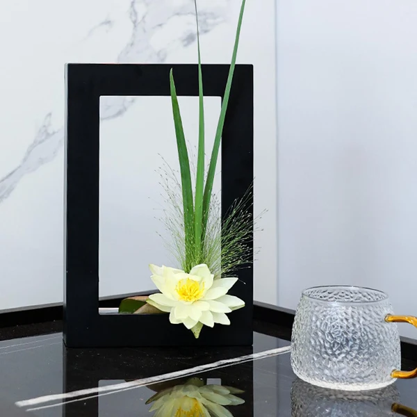 Official Maxbell Modern Wall Planter Plant Hanger Hanging for Air Plants White 20x20x4.5cm Breathable