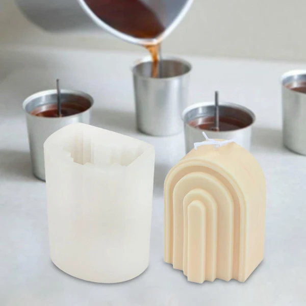 Outstanding Maxbell 3D Candle Mould Silicone Aromatherapy Candle Mold Making Craft Resin Casting B Exceptional