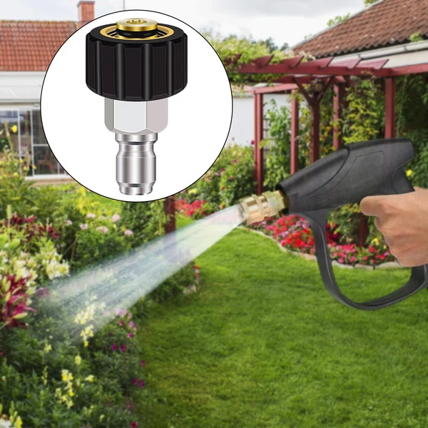 Artisan Maxbell Pressure Washer Adapter Nozzles Wear Resistant for Pressure Washer Gun Male to M22 Smart