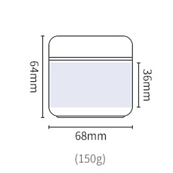 Artisan Maxbell Set of 10 Refillable Jars Empty Cosmetic Containers Bottle 150g 6.4x6.8cm Verified