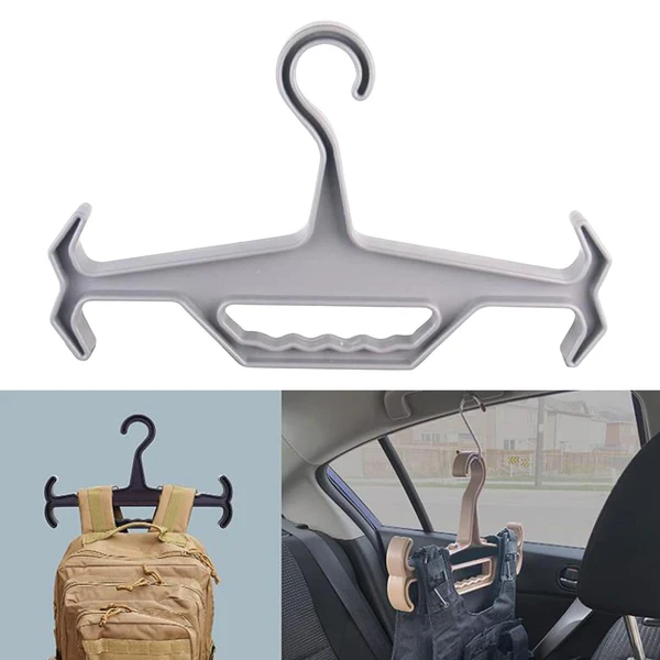 Consistent Maxbell Heavy Duty Coat Hanger Non Slip Diving Suit Hanger Durable Plastic Portable Gray First-Class