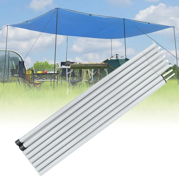 Organic Maxbell Outdoor Tent Support Rod Adjustable Folding for Hiking Beach Shelter Rainfly White Next-Generation