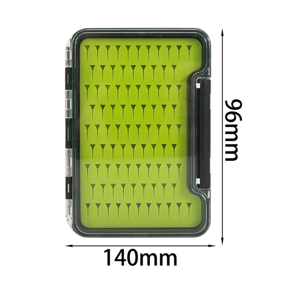 Optimized Maxbell Portable Fly Fishing Box Clear Lid Baitcasting Organizer 5.5x3.8x0.7inch B Official