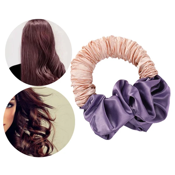 Exclusive Maxbell Sleep Heatless Hair Curler Headband Wave Tools Headband Purple Excellent