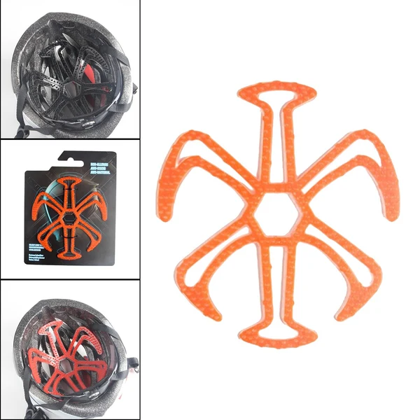 Luxury Maxbell Helmet Inner Padding Liner Massage Mat Silicone Pads for Bike Helmet Orange Reliable