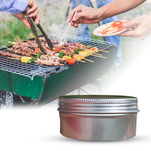 Maxbell Reusable Spice Storage Jars Picnic Kitchen Herb Canister 2.64x1.34inch 80G Convenient