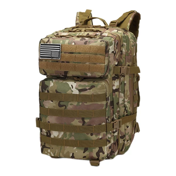 Optimized Maxbell Tactical Backpack Hiking Rucksack Waterproof Day Pack for Climbing Hunting D Natural
