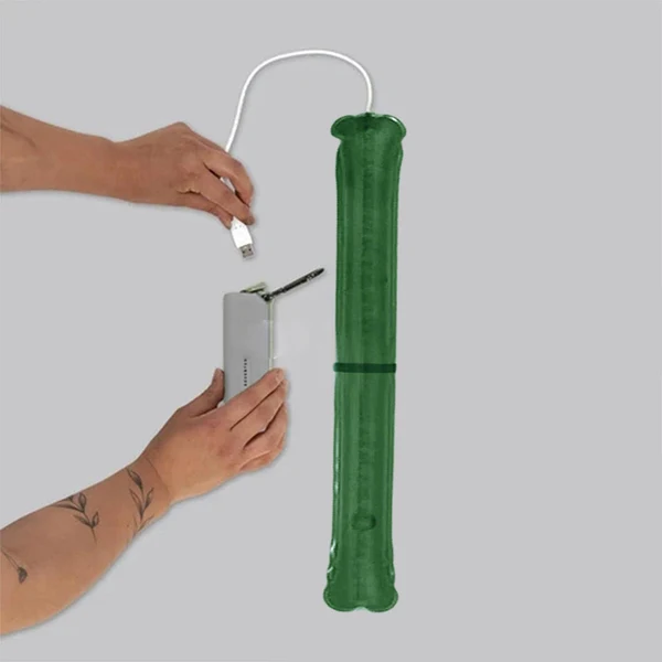Optimized Maxbell Inflatable LED Camping Light Outdoor Light Lamp USB Rechargeable Green 85cm Excellent