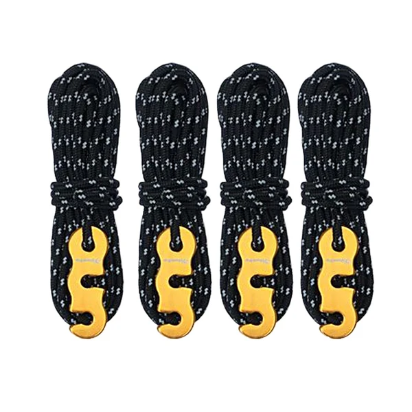Outstanding Maxbell 4x Tent Rope with S Tensioner High Strength for Tying Down Tarp Camping Tent Proven