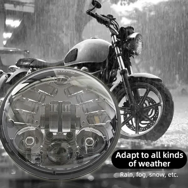 Prestigious Maxbell Motorcycle 5.75 inch LED Headlight Waterproof IP67 for Harley x48 Crafted
