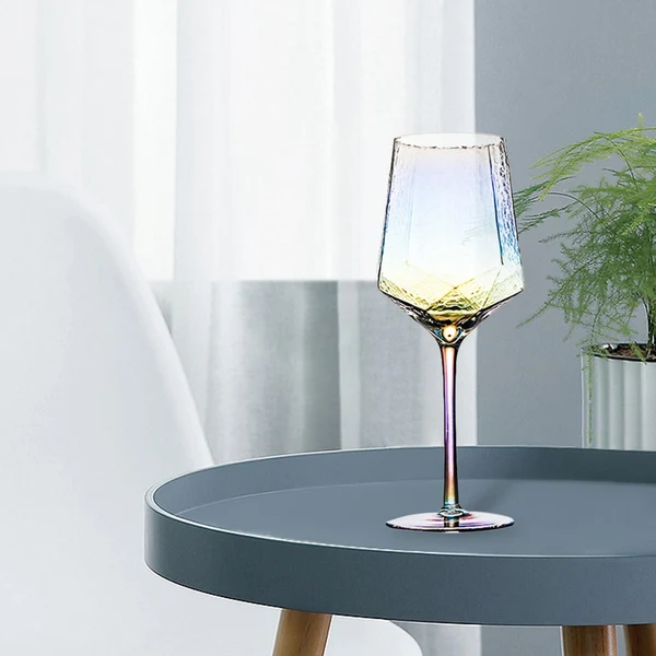 Fast Maxbell Crystal Wine Glasses Goblet Thick Glassware Transparent for Birthday Wedding 570ML Contemporary