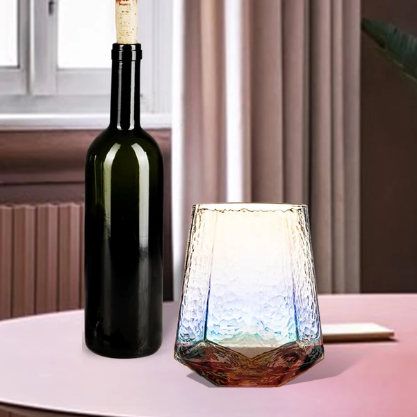 Artisan Maxbell Crystal Wine Glasses Goblet Thick Glassware Transparent for Birthday Wedding 560ML World-Class