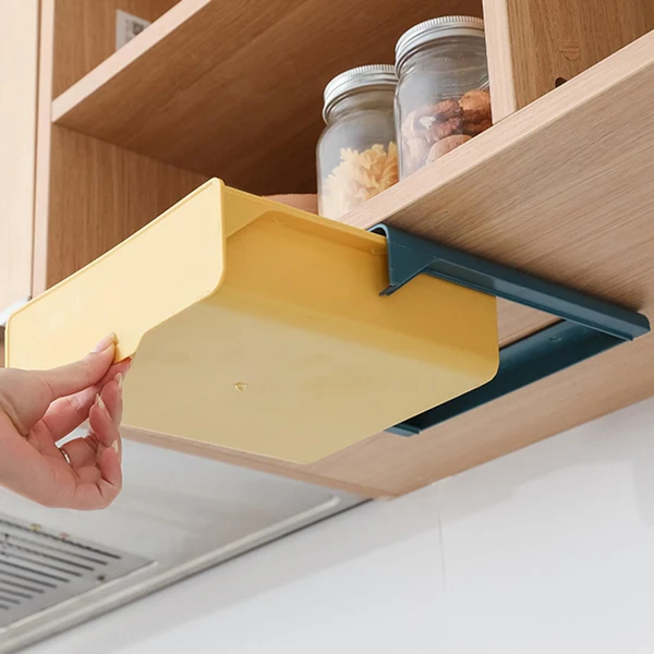 Solid Maxbell Under Cabinet Drawer Pullout for Spice with Self Adhesive Tape Gray white L World-Class