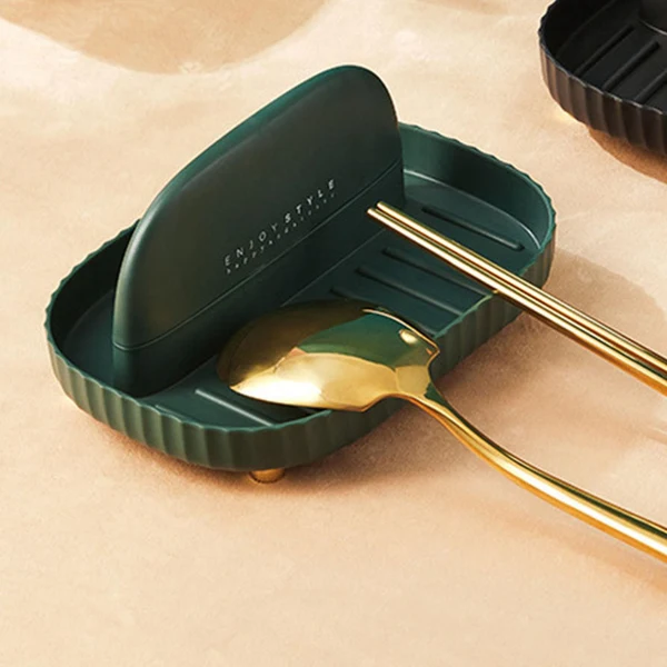Outstanding Maxbell Spoon Rest Kitchen Countertop Organiser Cookware Storage standing Stand Green Practical