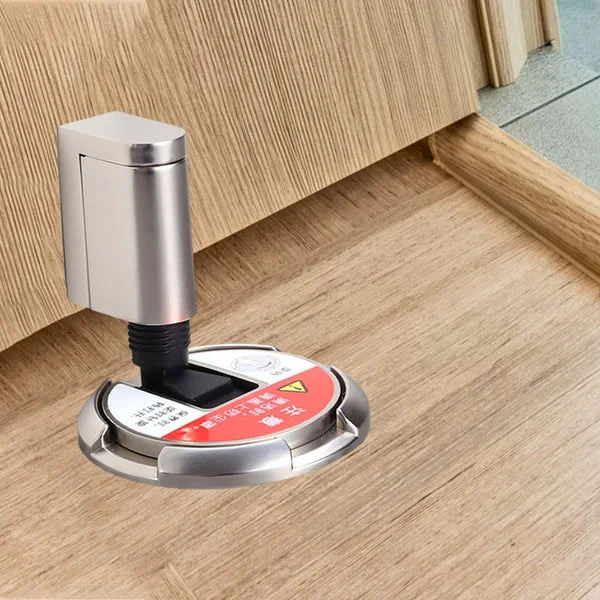 Excellent Maxbell Anti Collision Door Stops Adjustable Height for Bedroom Brushed Nickel Crafted