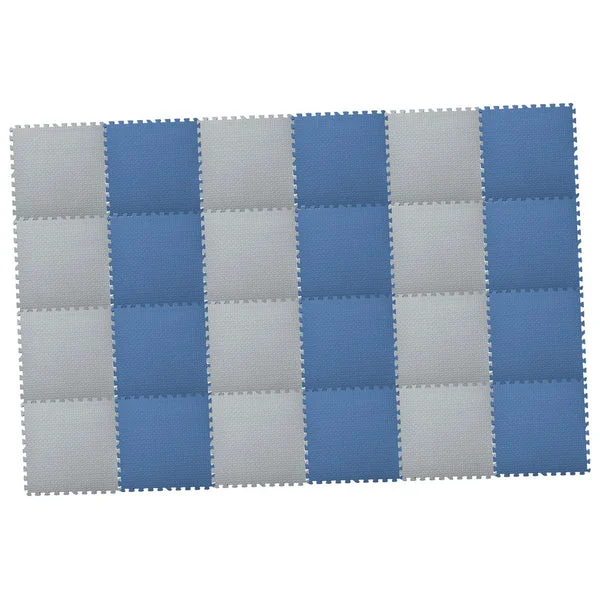 Environmentally Friendly Maxbell EVA Baby Puzzle Mat Climbing Pad Floor Foam Play Mat Blue Gray 24Pcs Crafted