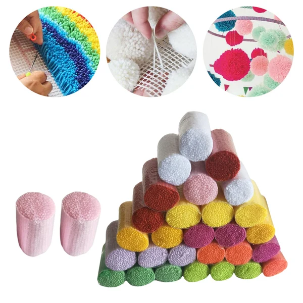 Expertly Made Maxbell 30X DIY Crochet Latch Hook Cutter Rug Yarn for Sewing Knitting Making Type 2 Specialty