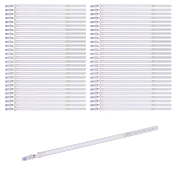 Elegant Maxbell Heat Erasable Pen Refills Fabric Marker Tailors Quilting Embroidery Sewing White Thin 100pcs Certified