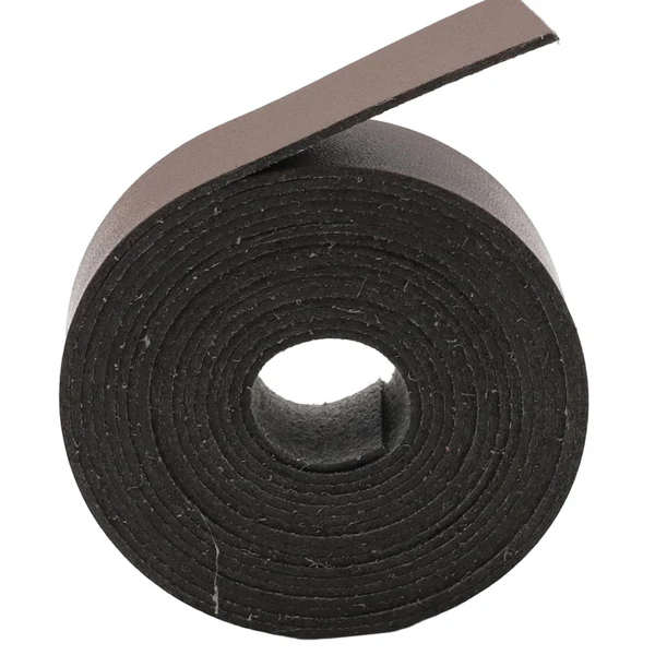 Sustainable Maxbell Multifunction Leather Strap Belt DIY Supplies Leathercraft 2M Strips Coffee Detailed