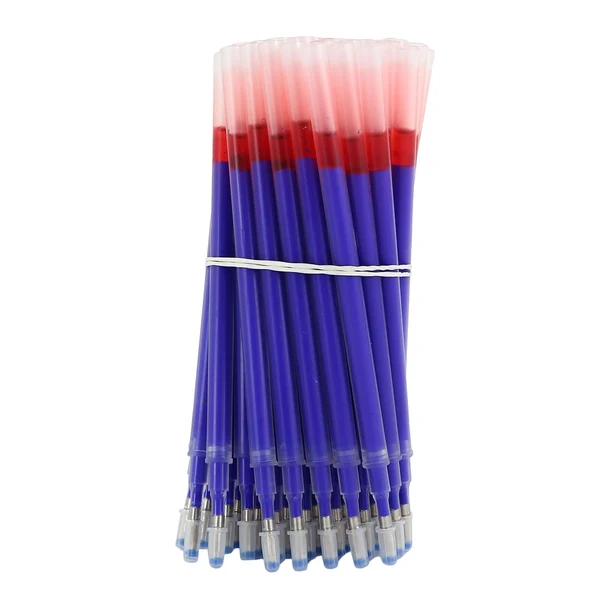 Classic Maxbell 50pcs Heat Erase Pens Refills Heat Disappearing Ink for Quilting Sewing Blue Versatile
