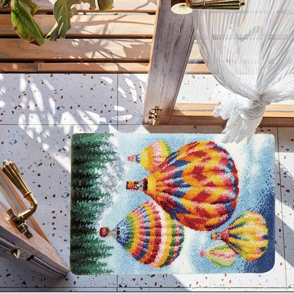 Exclusive Maxbell Latch Hook Rug Kits Embroidery Carpet Tapestry Handmade Cushion Crochet Hook Premium Material