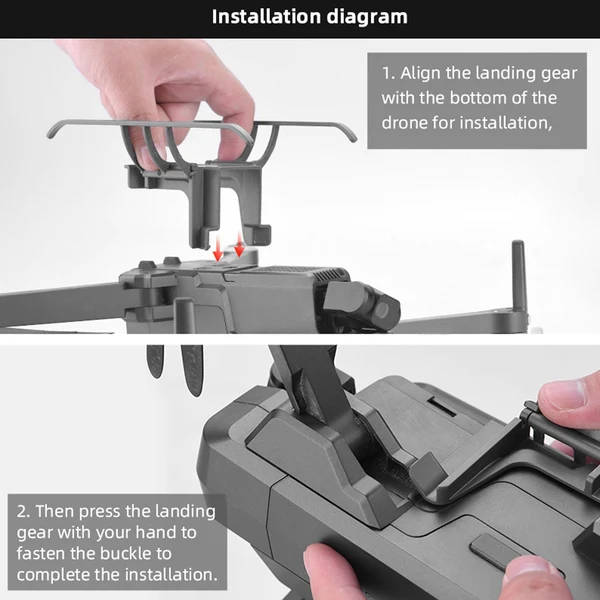 Pure Maxbell Landing Gear Leg Gimbal Guard Protector Foldable for Sjrc F11S Drone Durable Fine Crafted