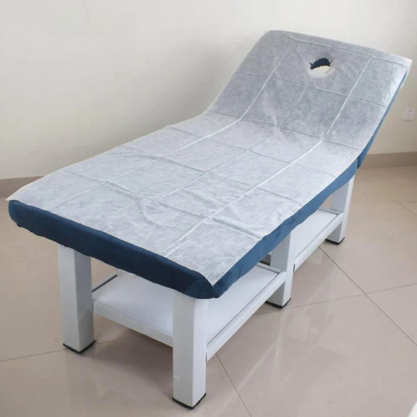 First-Class Maxbell 100x Soft Disposable Bed Sheet Waterproof for Salon SPA White with Hole Certified