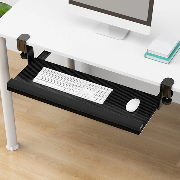 Stylish Maxbell Adjustable Keyboard Tray Under Desk Support for Mouse Computer Desk Typing S High-End