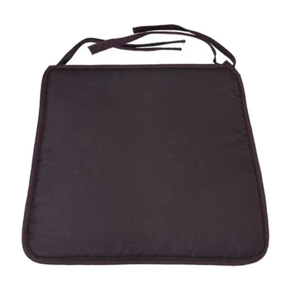 Optimized Maxbell Non-Slip Padded Seat Cushion Pillow Soft Chair Pads with Ties Coffee High-Performance