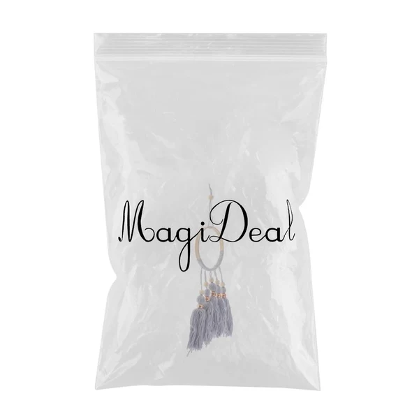 Official Maxbell Nordic Style Home Ornaments Tassel Ring Children's Room Photography Gray Eco-Friendly