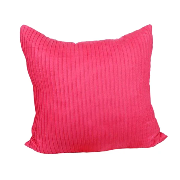 Comfortable Maxbell Suede Square Throw Pillow Case Sofa Bed Waist Cushion Cover Rose Red 45cm Certified