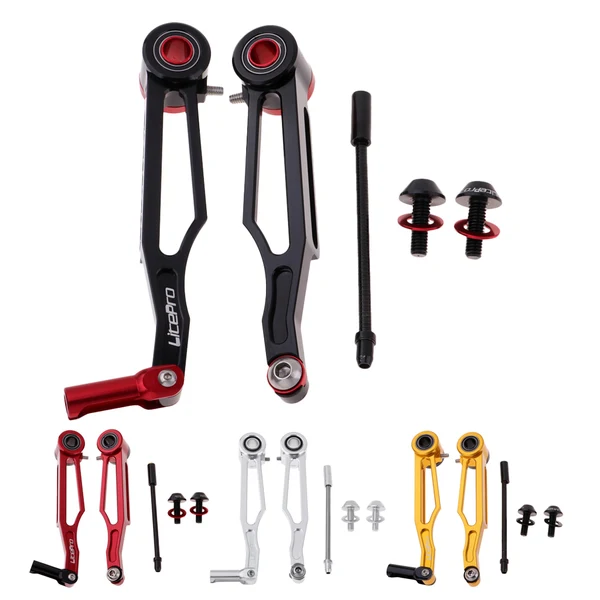 Flexible Maxbell Ultra-light V Brake Arm Modified Brakes for Foding Bike BMX Long Arm Black Optimized