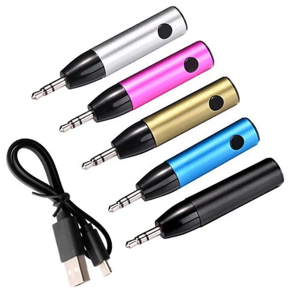 Fast Maxbell 3.5mm AUX Car Bluetooth 4.0 Receiver Speaker Music Streaming Audio Adapter Mic Black Casual