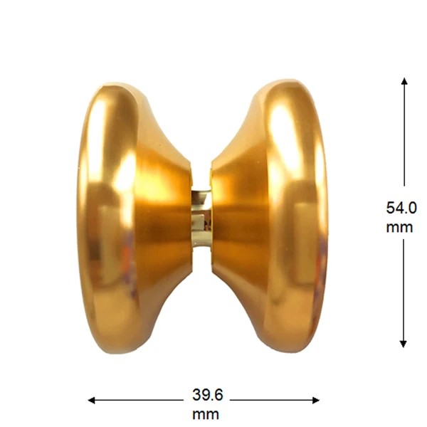 Original Maxbell Professional Electroplating YoYo Ball Bearing String Trick Children Kids Toys Gold Xmas Gift Excellent