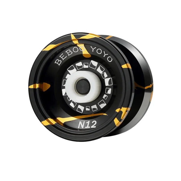 Traditional Maxbell New Professional YoYo Ball Bearing String Trick Alloy Kids Toys Black Outdoor Games Enhanced