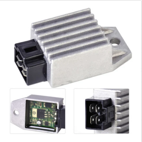 Superior Maxbell Assembly 12V 4 Pin Voltage Regulator Rectifier for GY6 50cc 110cc 125cc 150cc Moped Scooter ATV Detailed